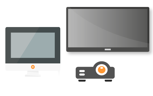 Monitores, TV y Proyectores